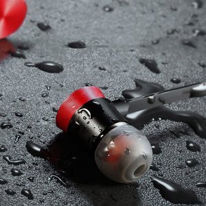 Беспроводные наушники Baseus Encok Sports Wireless Earphone S07 красный + черный