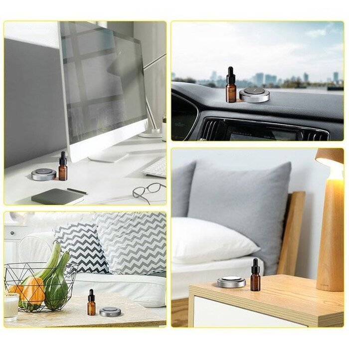 Ароматизатор Baseus Essential Oil (Cologne*1, Osmanthus*1, Ocean*1) (CRJY01-01) черный