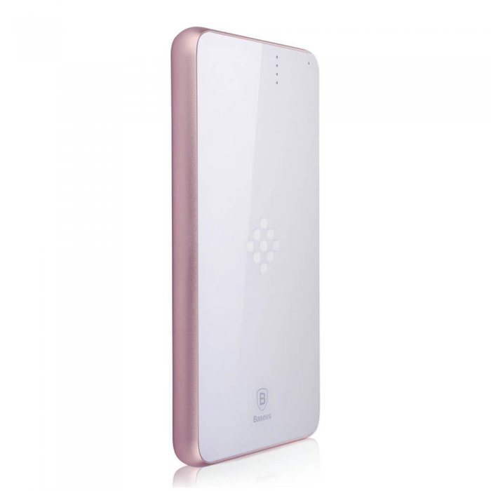 Беспроводное зарядное устройство Baseus Flare Series розовое + белое