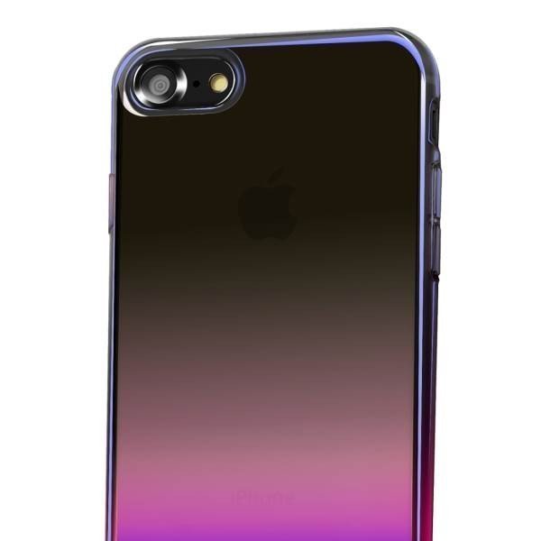 Полупрозрачный чехол Baseus Glaze розовый для iPhone 8/7 Полупрозрачный чехол Baseus Glaze розовый для iPhone 8/7