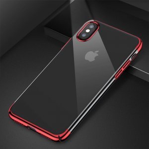 Чехол Baseus Glitter красный для iPhone X/XS