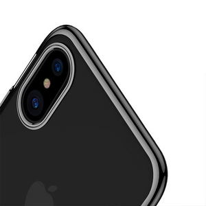 Чехол Baseus Glitter черный для iPhone X/XS