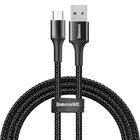 Кабель Baseus halo data cable USB For Micro 3A 1m черный
