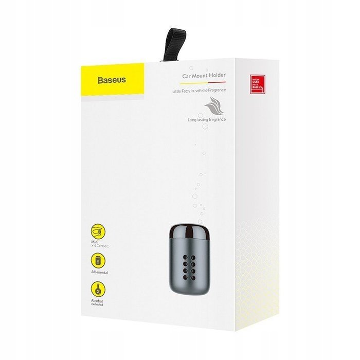 Ароматизатор для машины Baseus Horizontal Chubby Car Air Freshener черный