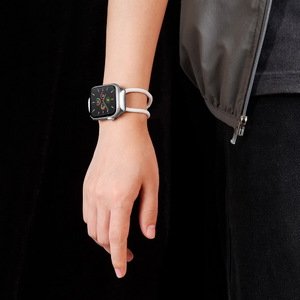 Ремінець Baseus Let's Go Cord Watch Strap білий + рожевий для Apple Watch Series 3/4/5/6/SE/7 38/40/41mm