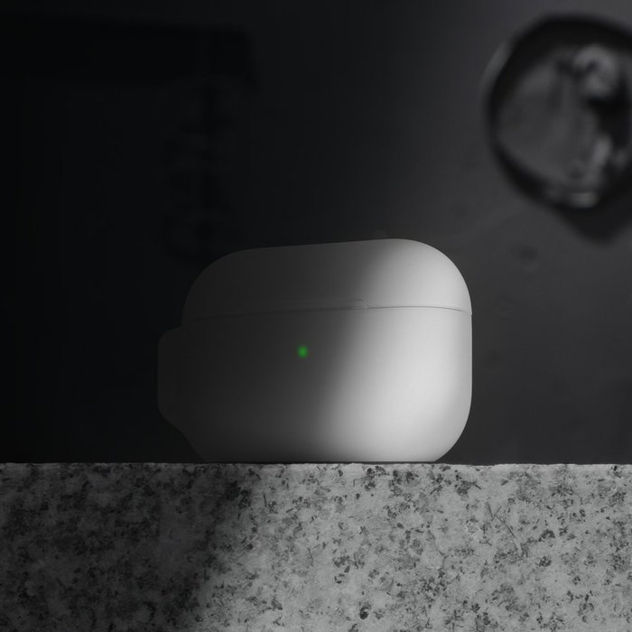 Чехол Baseus Let's Go Jelly Lanyard белый для Airpods Pro