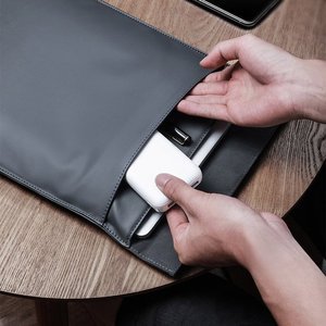 Чехол (карман) Baseus Let's Go Traction Computer Liner Bag серый + желтый для ноутбуков диагональю до 13"