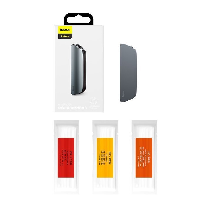 Ароматизатор Baseus Metal Paddle Car Air Freshener (SUXUN-MP01) черный