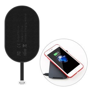 Беспроводной трасмиттер для iPhone Baseus Microfiber Wireless Charging Receiver черный