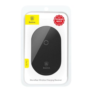 Беспроводной трасмиттер для iPhone Baseus Microfiber Wireless Charging Receiver черный