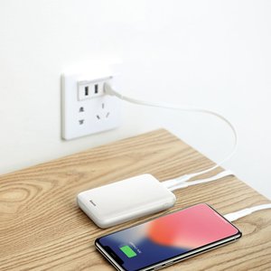 Внешний аккумулятор Baseus Mini S Digital Display Powerbank 10000mAh PD белый