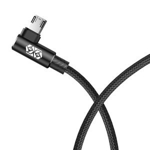 Micro-USB кабель Baseus MVP Elbow 1.5A 2M чорний