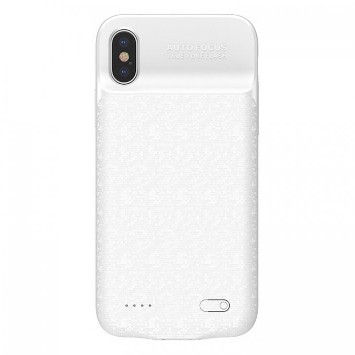 Чехол-аккумулятор Baseus Plaid Backpack 3500mAh белый для iPhone X