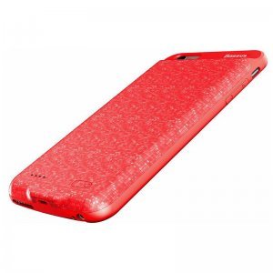 Чехол-аккумулятор Baseus Plaid Backpack 5000mAh красный для iPhone 8/7