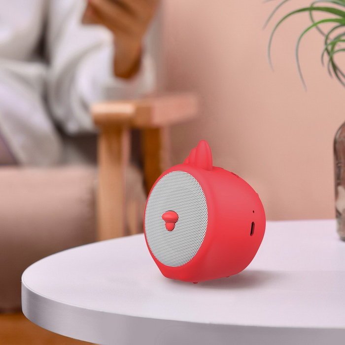 Портативна колонка Baseus Q Chinese Zodiac Wireless Chick E06 червона Портативна колонка Baseus Q Chinese Zodiac Wireless Chick E06 червона