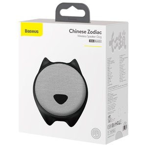 Портативна колонка Baseus Q Chinese Zodiac Wireless Dog E06 чорна