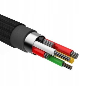 Lightning кабель Baseus Shining Cable With Jet Metal 1M чёрный