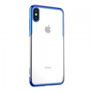 Силіконовий чохол Baseus Shining синій для iPhone XS Max