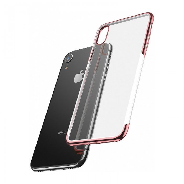 Силіконовий чохол Baseus Shining золотий для iPhone XR