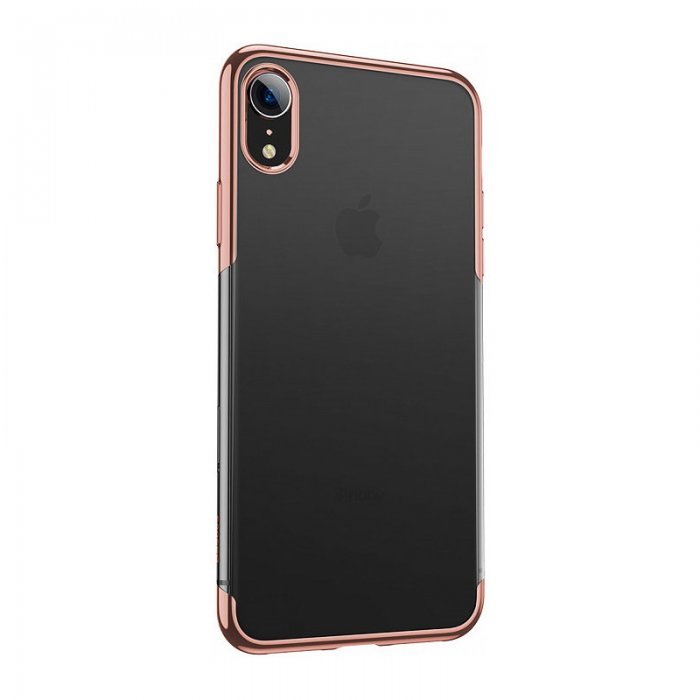 Силіконовий чохол Baseus Shining золотий для iPhone XR