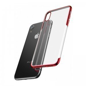 Силиконовый чехол Baseus Shining красный для iPhone XR