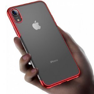 Силиконовый чехол Baseus Shining красный для iPhone XR