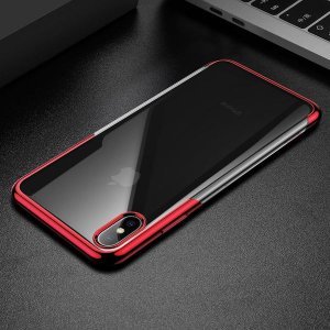 Силіконовий чохол Baseus Shining червоний для iPhone XS Max