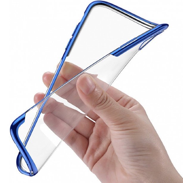 Силіконовий чохол Baseus Shining синій для iPhone XR