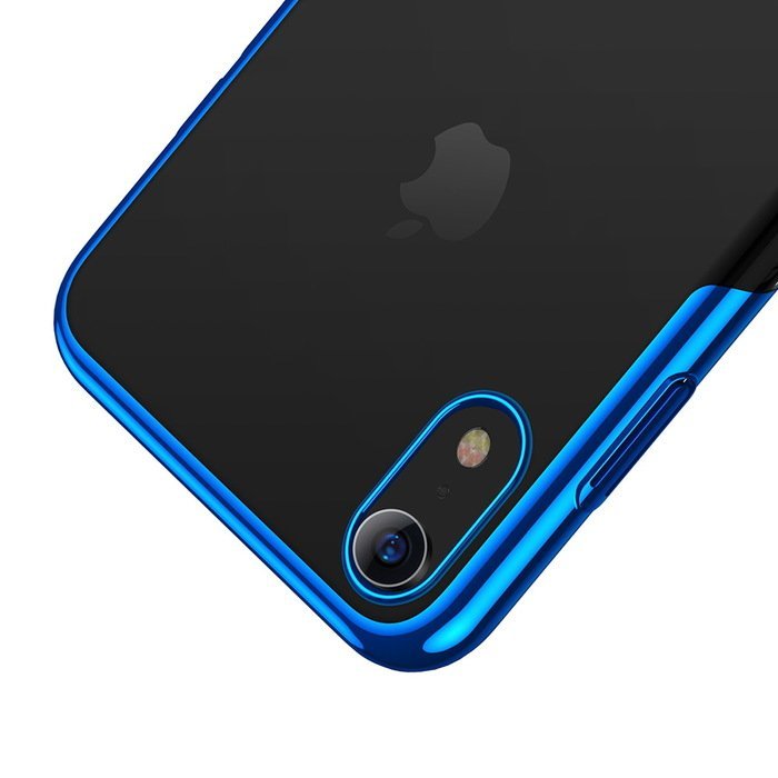 Силіконовий чохол Baseus Shining синій для iPhone XR