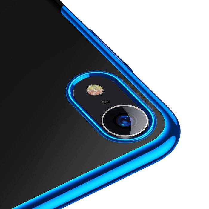 Силіконовий чохол Baseus Shining синій для iPhone XR