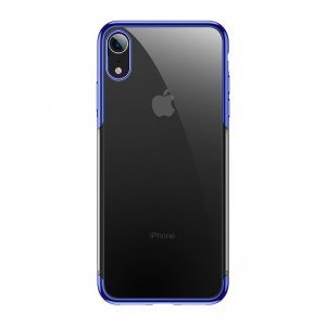Силиконовый чехол Baseus Shining синий для iPhone XR