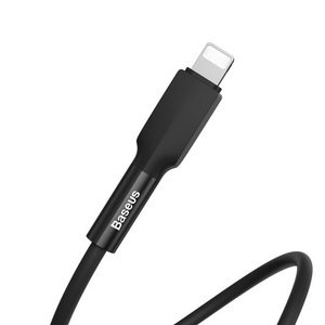 Lightning кабель Baseus Silica Gel cable USB For iPhone 1m черный