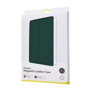 Магнитный чехол-книжка Baseus Simplism Magnetic для iPad Pro 12.9" (2020) зелёный