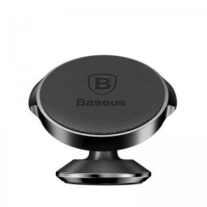 Автомобильный держатель Baseus Small Ears Series Vertical Magnetic Bracket （Genuine Leather Type） черный