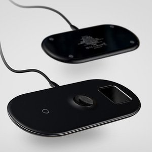 Беспроводное зарядное устройство Baseus Smart 3-в-1 черное для Phone+Watch+Pods