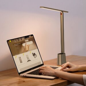 Лампа Baseus Smart Eye Series Charging Folding Reading Desk Lamp Smart Light (DGZG-0G) серая