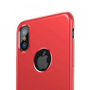Силіконовий чохол Baseus Soft червоний для iPhone X
