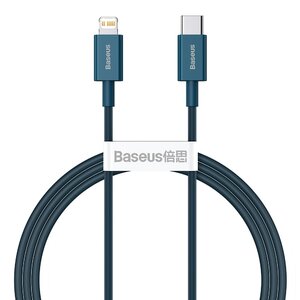 Кабель Baseus Superior Series Fast Charging Data Cable Type-C to Lightning PD 20W 1m (CATLYS-A03) синій
