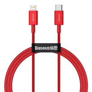 Кабель Baseus Superior Series Fast Charging Data Cable Type-C to Lightning PD 20W 1m (CATLYS-A09) червоний