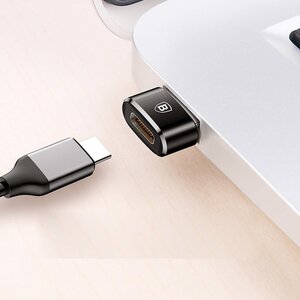 Переходник Baseus USB Male To Type-C Female Adapter Converter (CAAOTG-01) чёрный