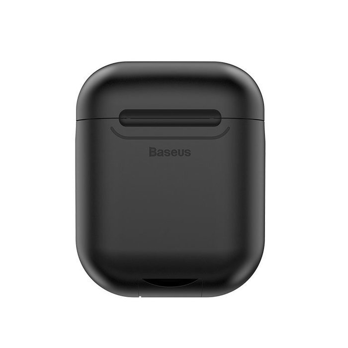 Чехол для беспроводной зарядки Baseus черный для Apple AirPods Чехол для беспроводной зарядки Baseus черный для Apple AirPods
