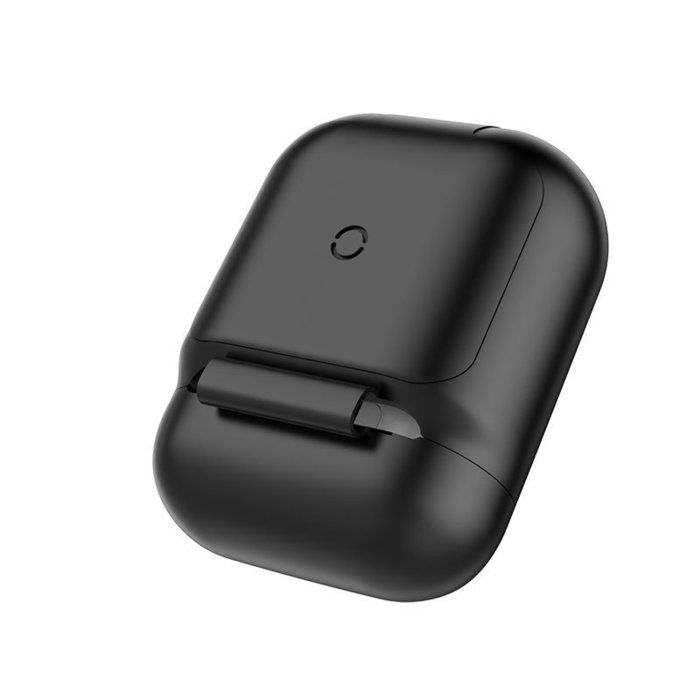 Чехол для беспроводной зарядки Baseus черный для Apple AirPods Чехол для беспроводной зарядки Baseus черный для Apple AirPods