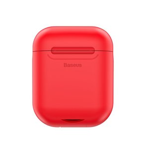 Чехол для беспроводной зарядки Baseus красный для Apple AirPods