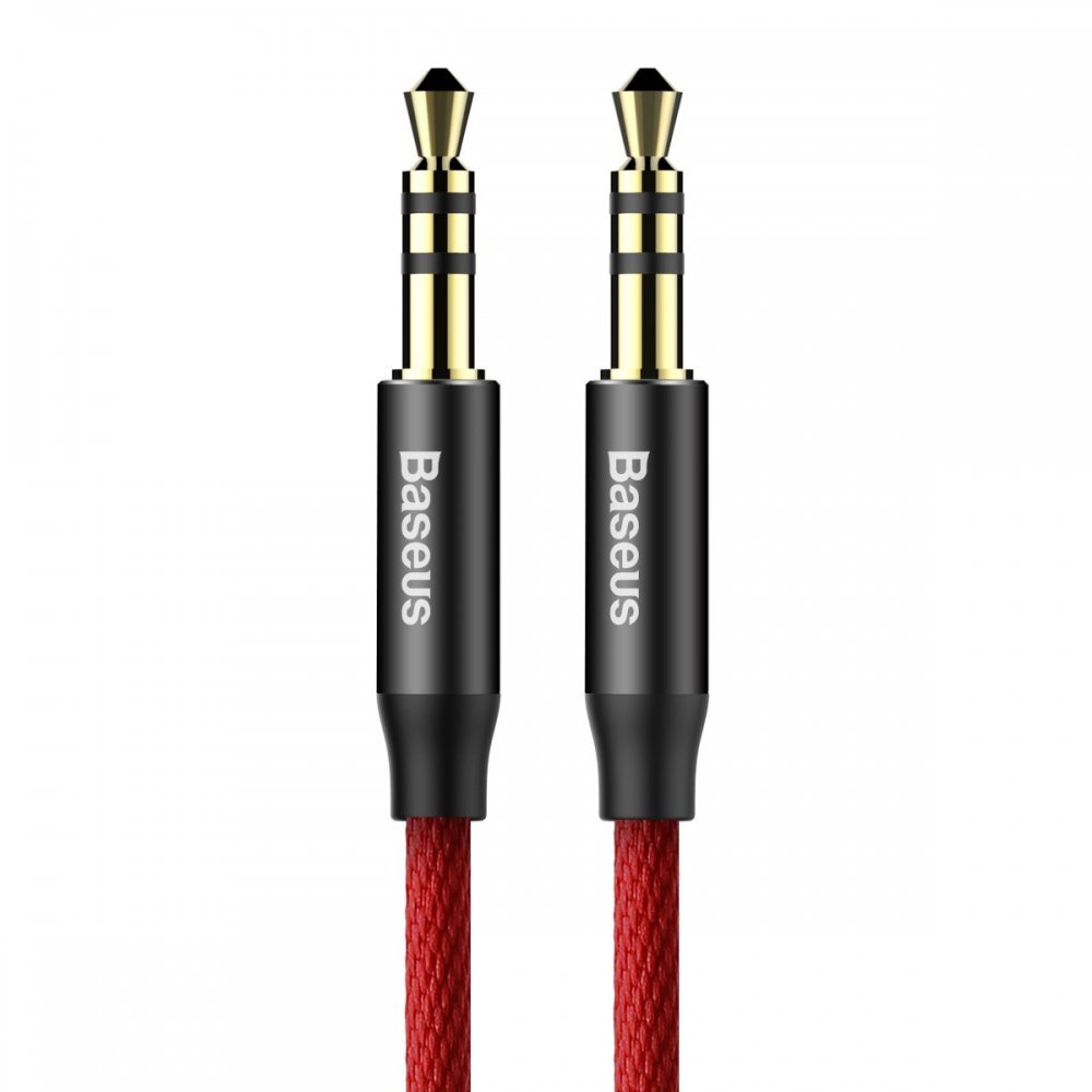 Аудиокабель Baseus Yiven Audio Cable M30 1M красный + черный