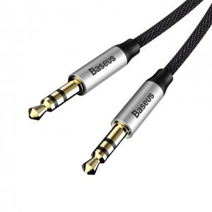 Аудиокабель Baseus Yiven Audio Cable M30 1M серебристый + черный