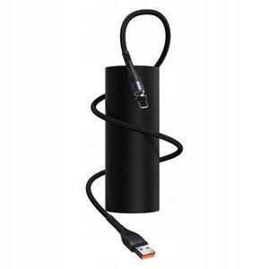 Lightning кабель Baseus Zinc Magnetic Safe Fast Charging Data Cable 2.4A 1m серый + черный