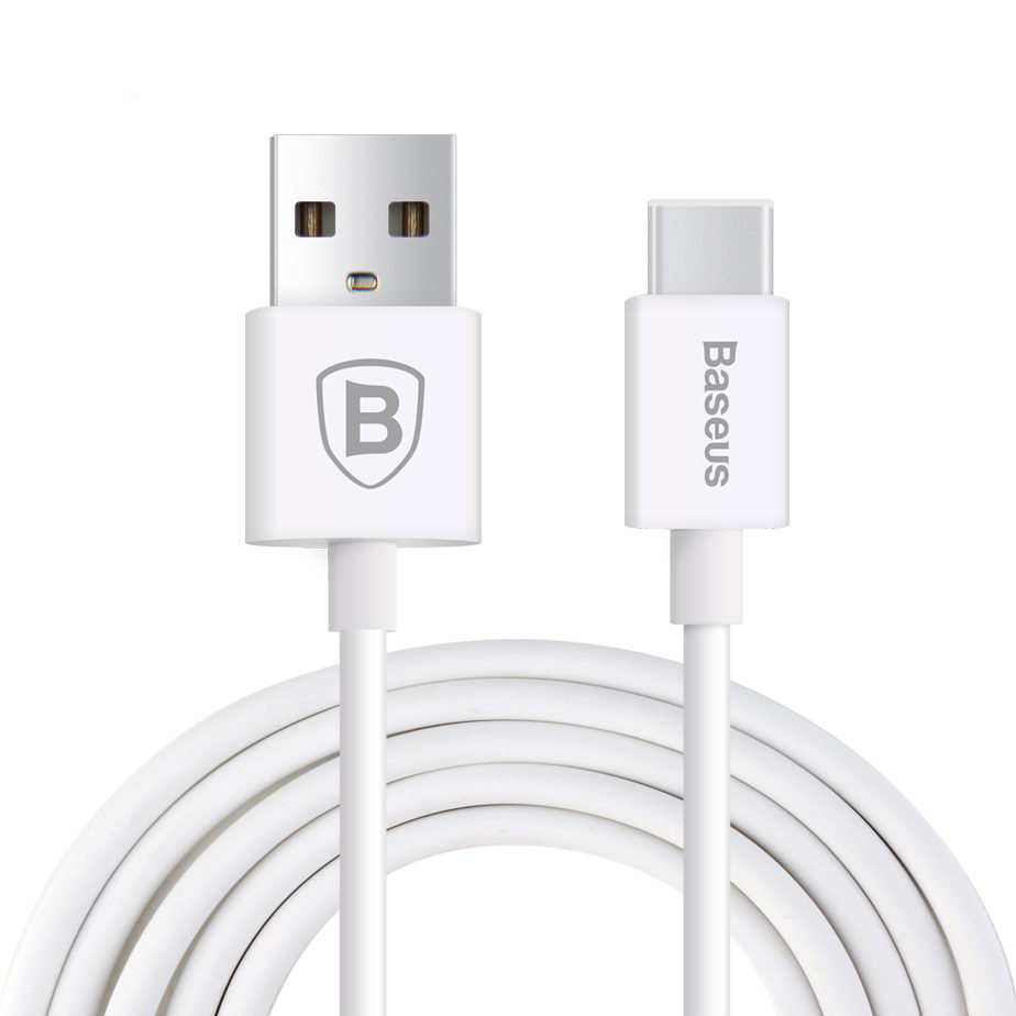 Кабель USB-C - Baseus Type-C белый