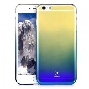 Полупрозорій чохол Baseus Glaze синій для iPhone 6 / 6S