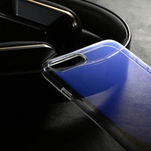 Полупрозрачный чехол Baseus Glaze чёрный для iPhone 8 Plus/7 Plus