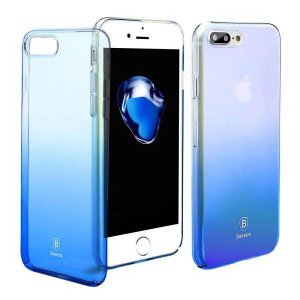 Напівпрозорий чохол Baseus Glaze синій для iPhone 8 Plus/7 Plus